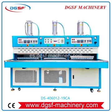 3 Estación Máquina de prensado de calefacción y enfriamiento sin costura DS-406012-19CA